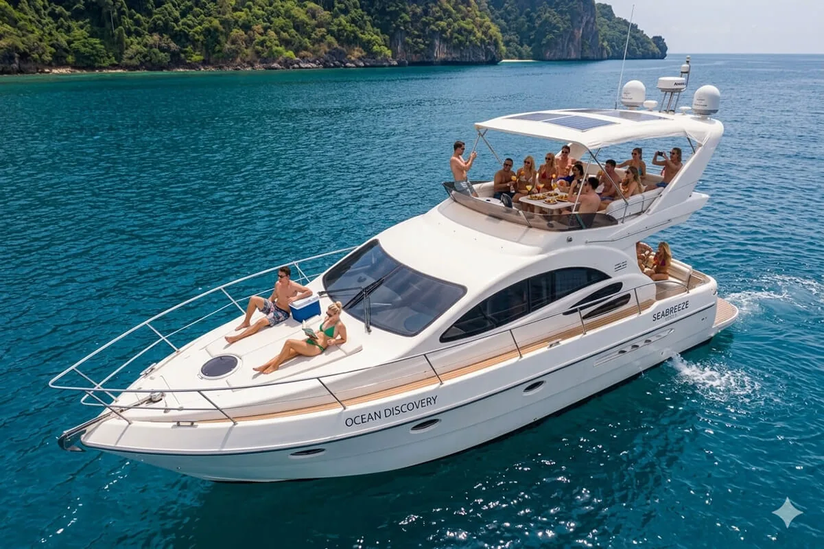 Катер Azimut 39 в Геленджике — аренда катера фото 1